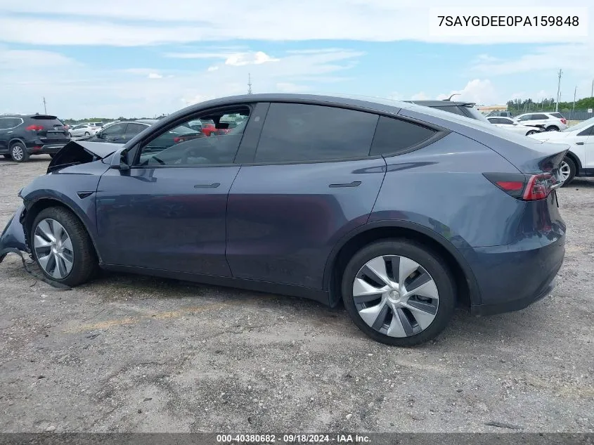 7SAYGDEE0PA159848 2023 Tesla Model Y