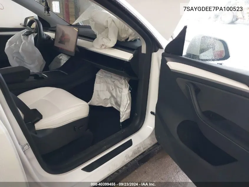 7SAYGDEE7PA100523 2023 Tesla Model Y