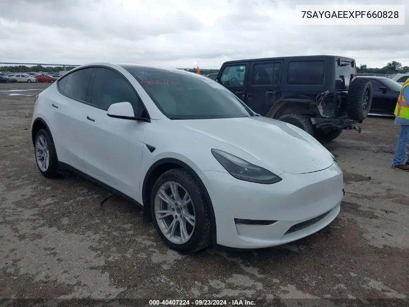 7SAYGAEEXPF660828 2023 Tesla Model Y Awd/Long Range Dual Motor All-Wheel Drive