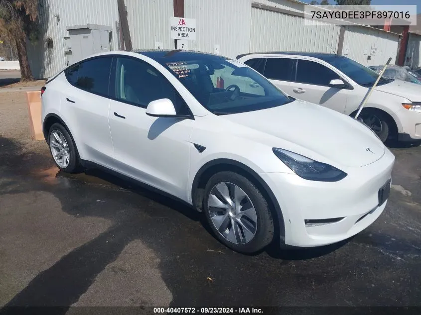 7SAYGDEE3PF897016 2023 Tesla Model Y