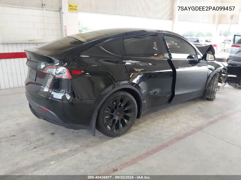 7SAYGDEE2PA099457 2023 Tesla Model Y Awd/Long Range Dual Motor All-Wheel Drive