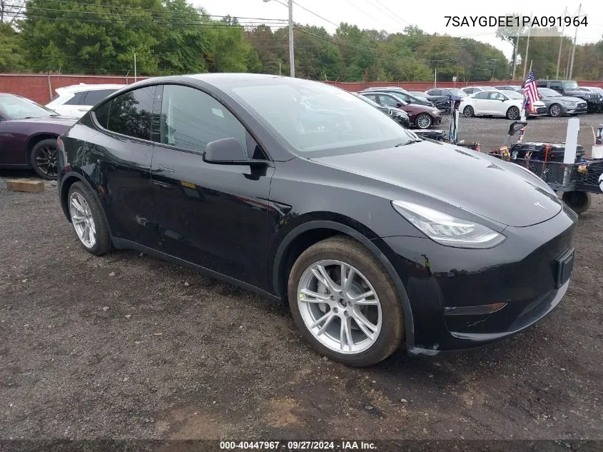 7SAYGDEE1PA091964 2023 Tesla Model Y Awd/Long Range Dual Motor All-Wheel Drive