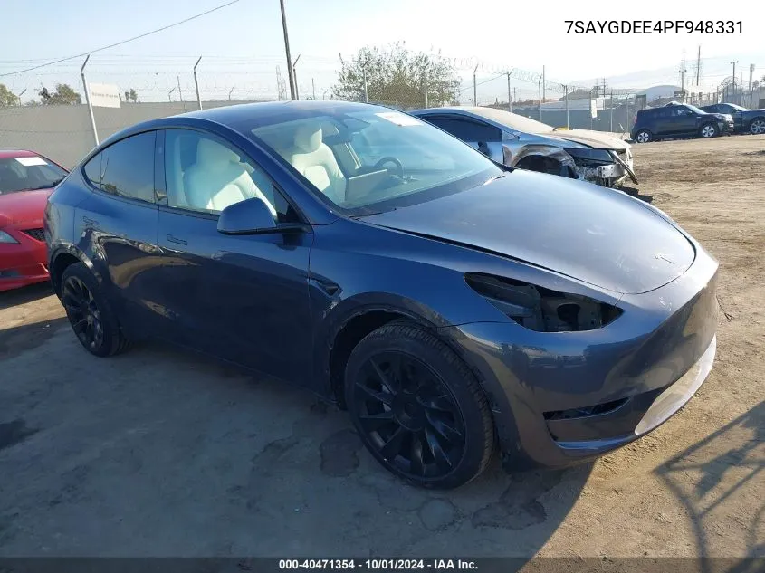 7SAYGDEE4PF948331 2023 Tesla Model Y