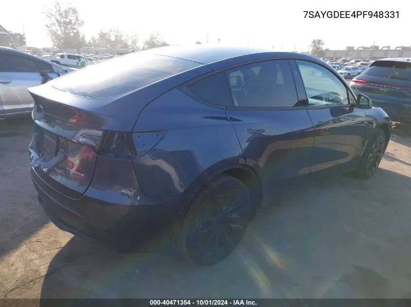 7SAYGDEE4PF948331 2023 Tesla Model Y