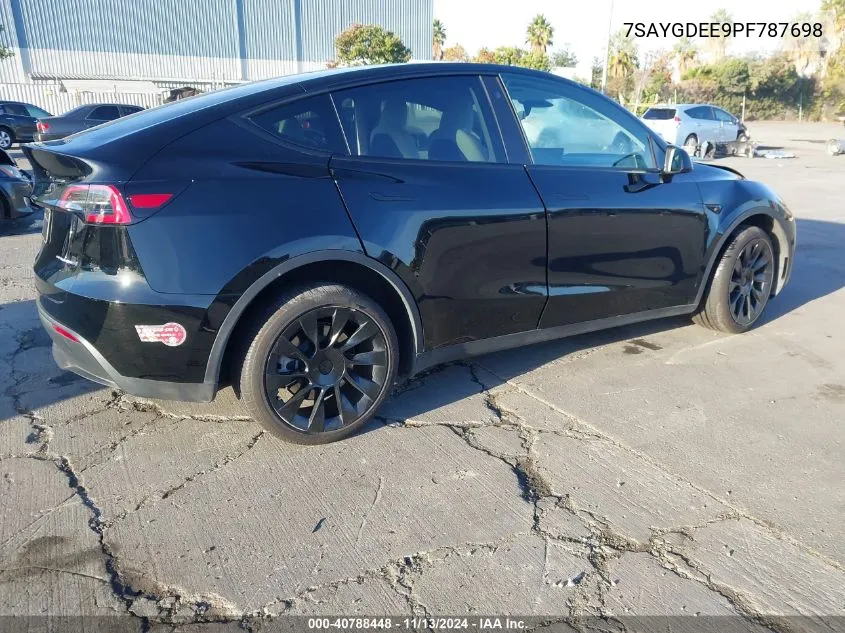 7SAYGDEE9PF787698 2023 Tesla Model Y Awd/Long Range Dual Motor All-Wheel Drive