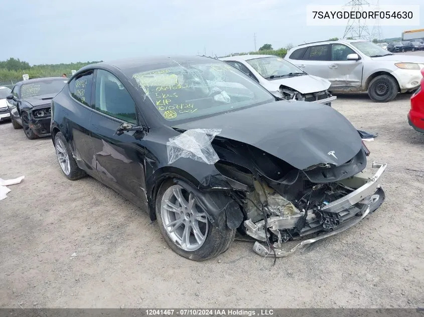 7SAYGDED0RF054630 2024 Tesla Model Y