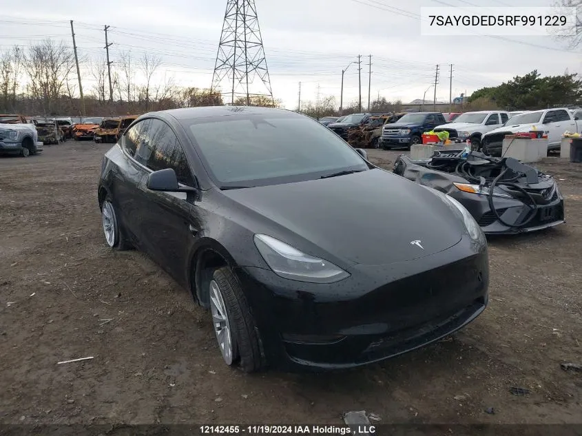 7SAYGDED5RF991229 2024 Tesla Model Y