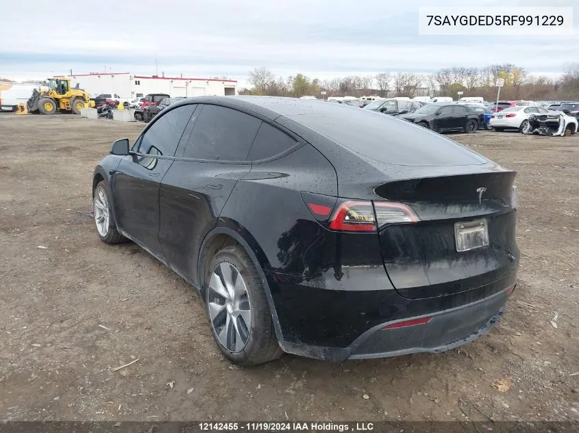 7SAYGDED5RF991229 2024 Tesla Model Y