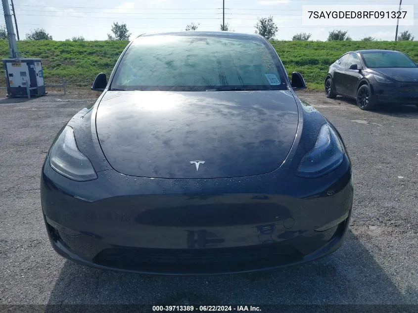 7SAYGDED8RF091327 2024 Tesla Model Y Long Range/Rwd