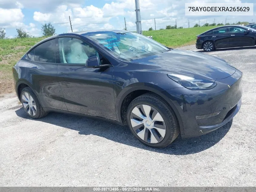 7SAYGDEEXRA265629 2024 Tesla Model Y