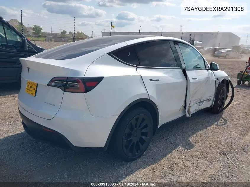 7SAYGDEEXRA291308 2024 Tesla Model Y Long Range Dual Motor All-Wheel Drive