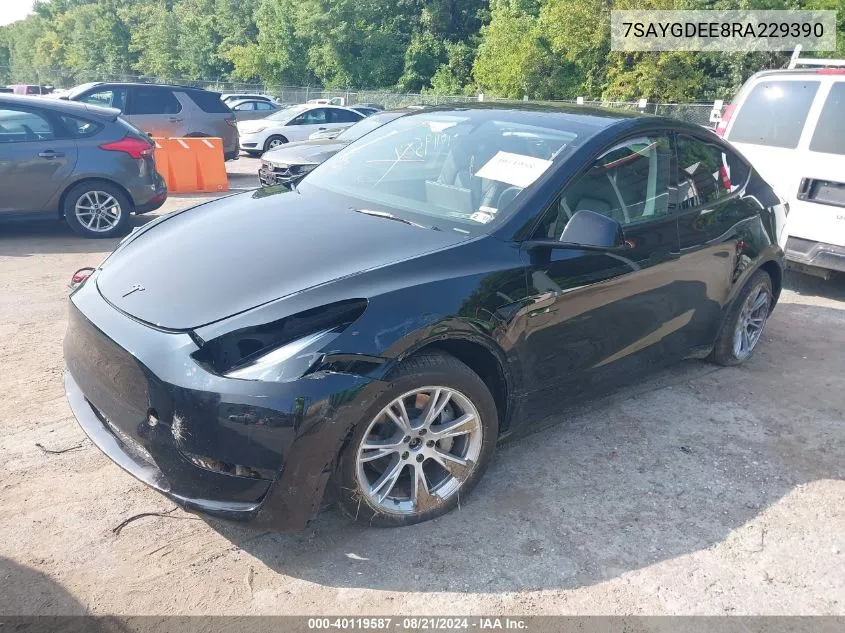 7SAYGDEE8RA229390 2024 Tesla Model Y