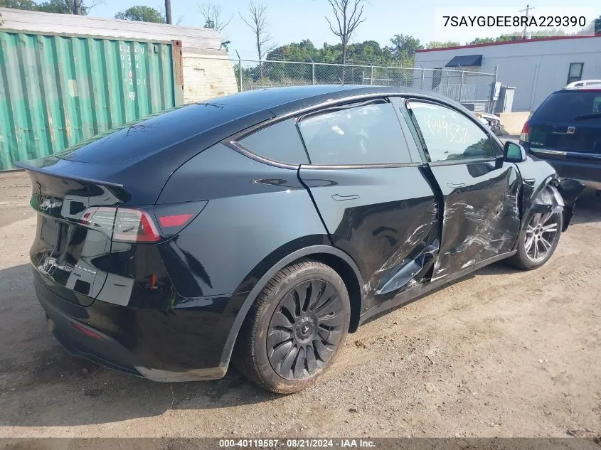 7SAYGDEE8RA229390 2024 Tesla Model Y