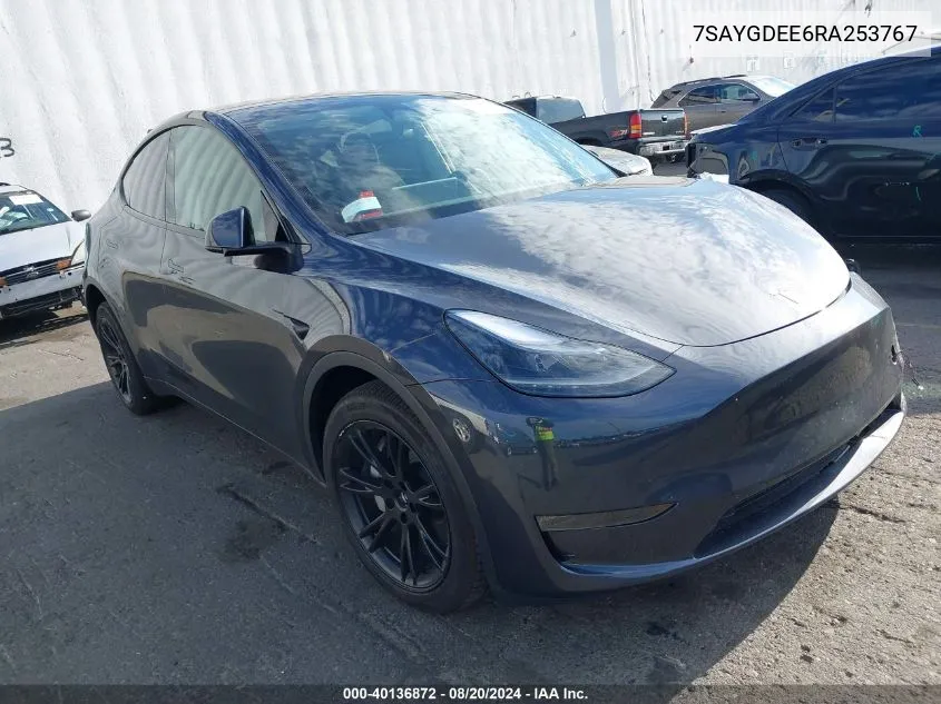 7SAYGDEE6RA253767 2024 Tesla Model Y