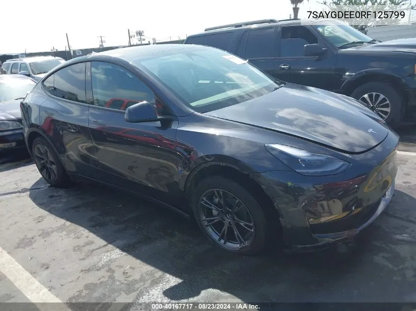 7SAYGDEE0RF125799 2024 Tesla Model Y