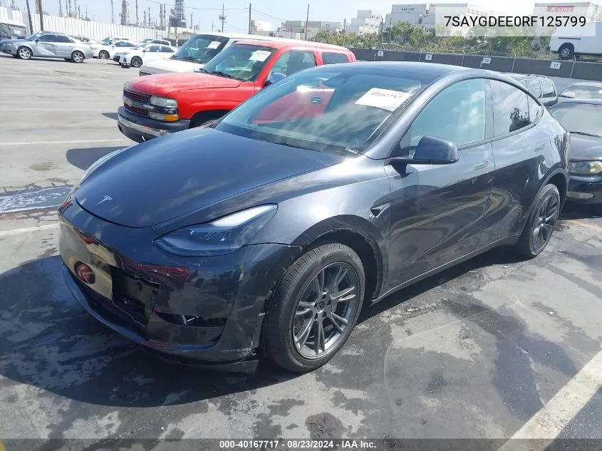 7SAYGDEE0RF125799 2024 Tesla Model Y