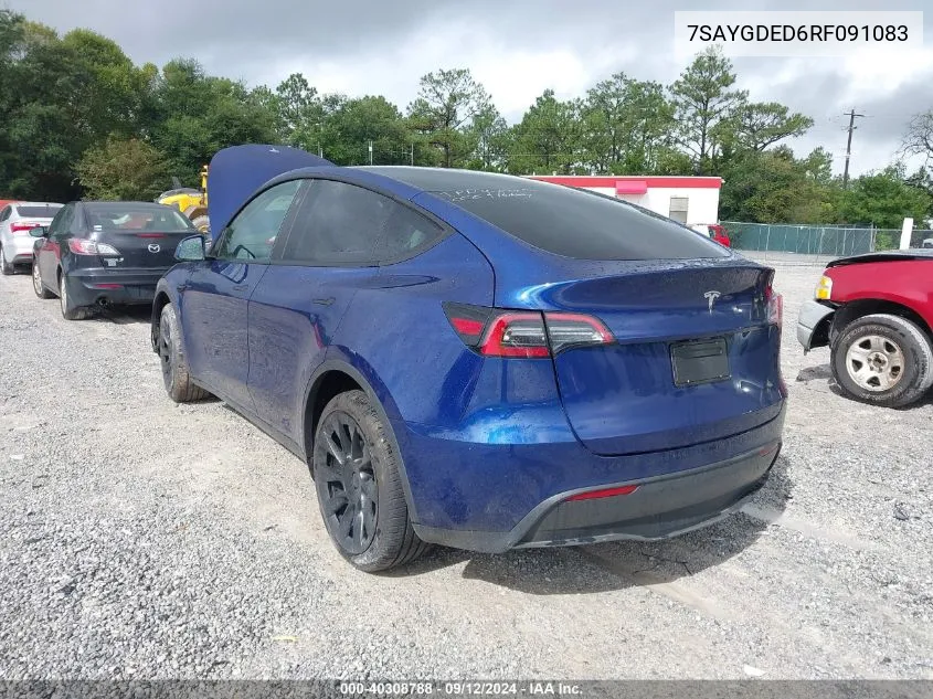 7SAYGDED6RF091083 2024 Tesla Model Y