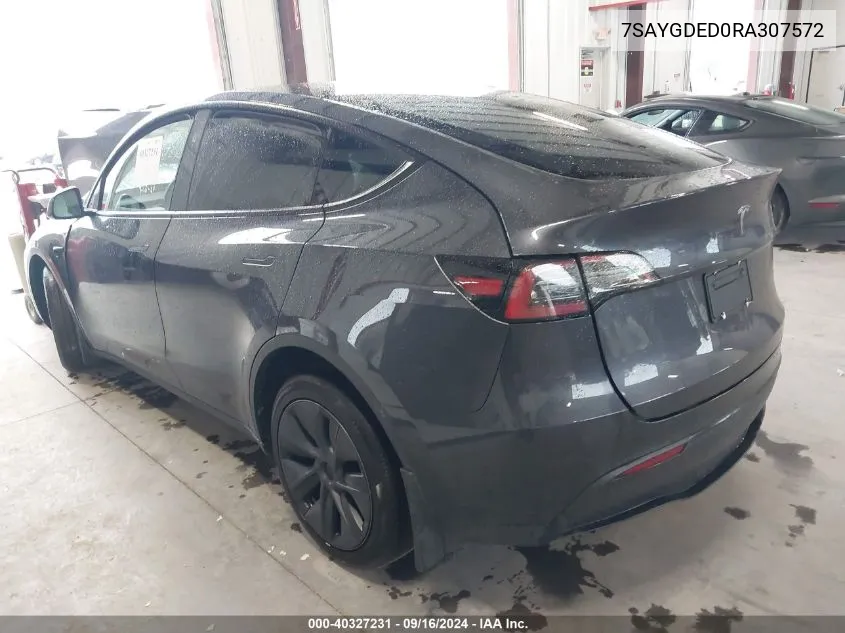 7SAYGDED0RA307572 2024 Tesla Model Y