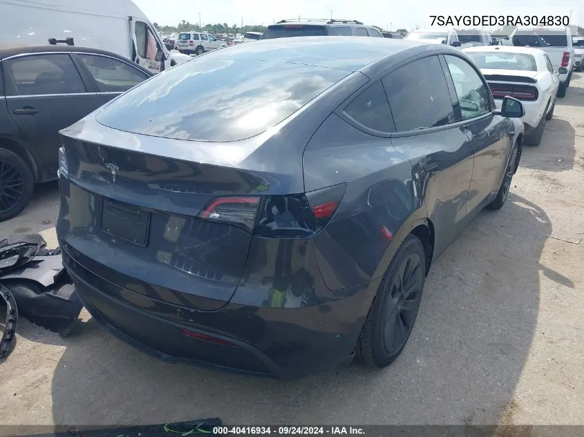 7SAYGDED3RA304830 2024 Tesla Model Y