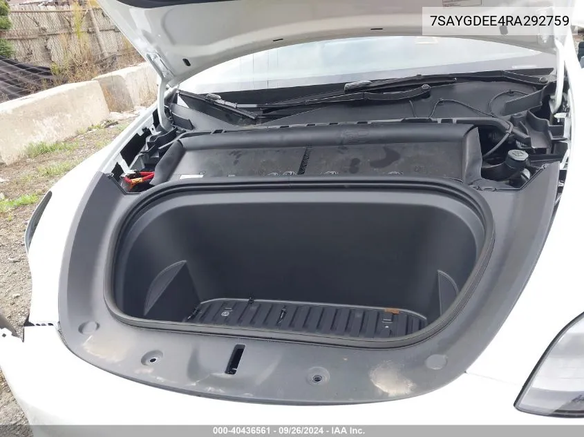 7SAYGDEE4RA292759 2024 Tesla Model Y