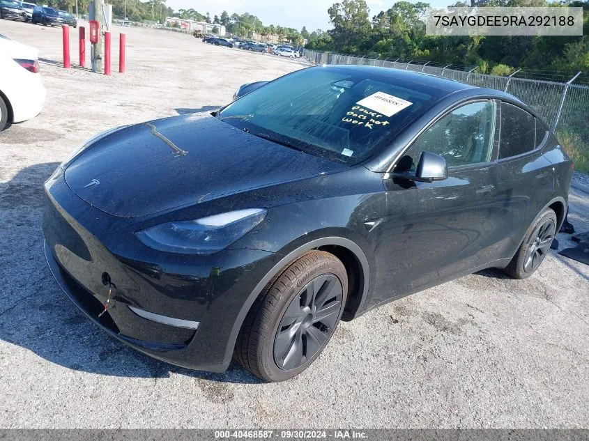 7SAYGDEE9RA292188 2024 Tesla Model Y