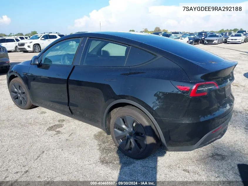 7SAYGDEE9RA292188 2024 Tesla Model Y