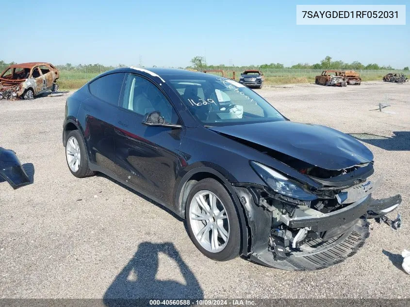 7SAYGDED1RF052031 2024 Tesla Model Y