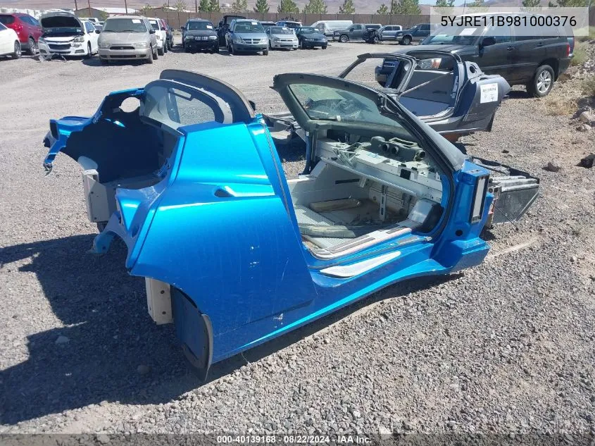 5YJRE11B981000376 2008 Tesla Roadster