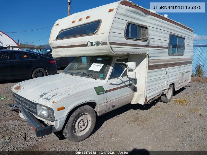 1983 Toyota Pickup / Cab Chassis 1/2 Ton Dlx VIN: JT5RN44D2D1135375 Lot: 40570278