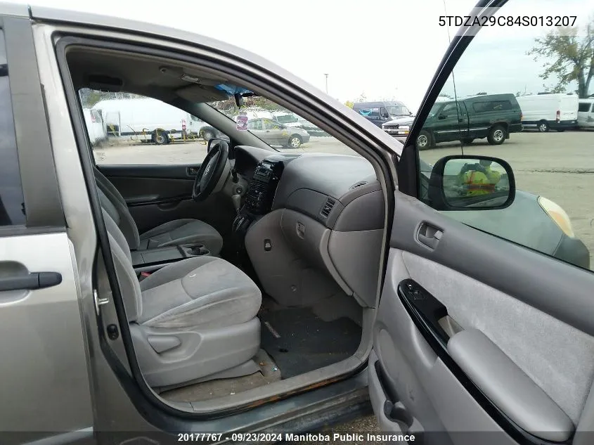 5TDZA29C84S013207 2004 Toyota Sienna Ce V6