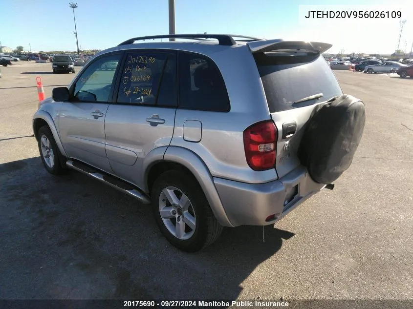 JTEHD20V956026109 2005 Toyota Rav4 Chili