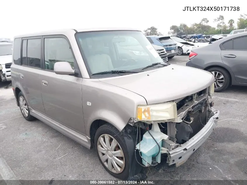 JTLKT324X50171738 2005 Scion Xb