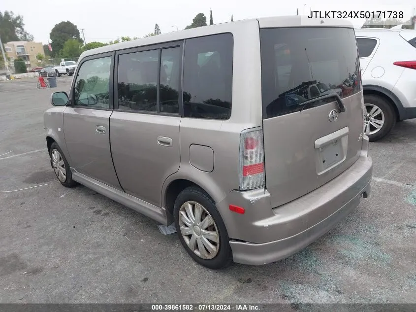 JTLKT324X50171738 2005 Scion Xb