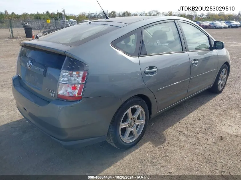 JTDKB2OU253029510 2005 Toyota Prius-4 Cyl.