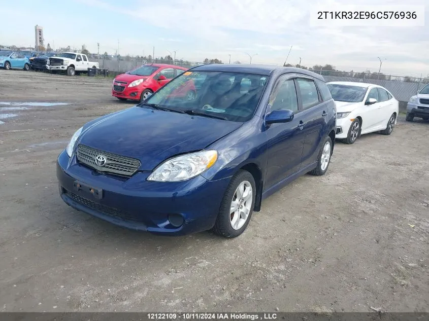 2T1KR32E96C576936 2006 Toyota Corolla Matrix Xr