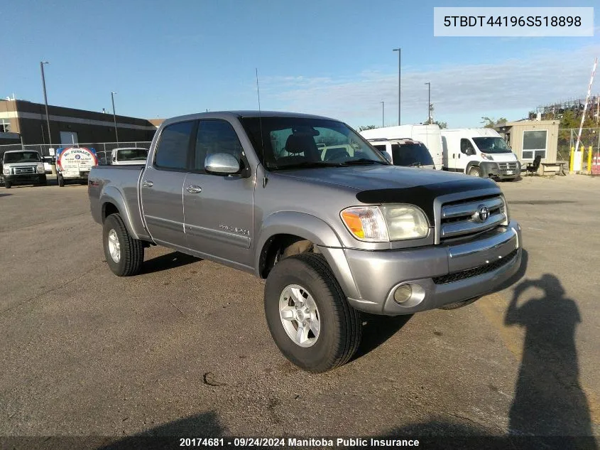 5TBDT44196S518898 2006 Toyota Tundra Double Cab V8