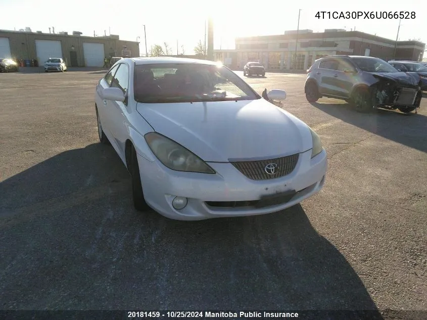 2006 Toyota Camry Solara Sle V6 VIN: 4T1CA30PX6U066528 Lot: 20181459