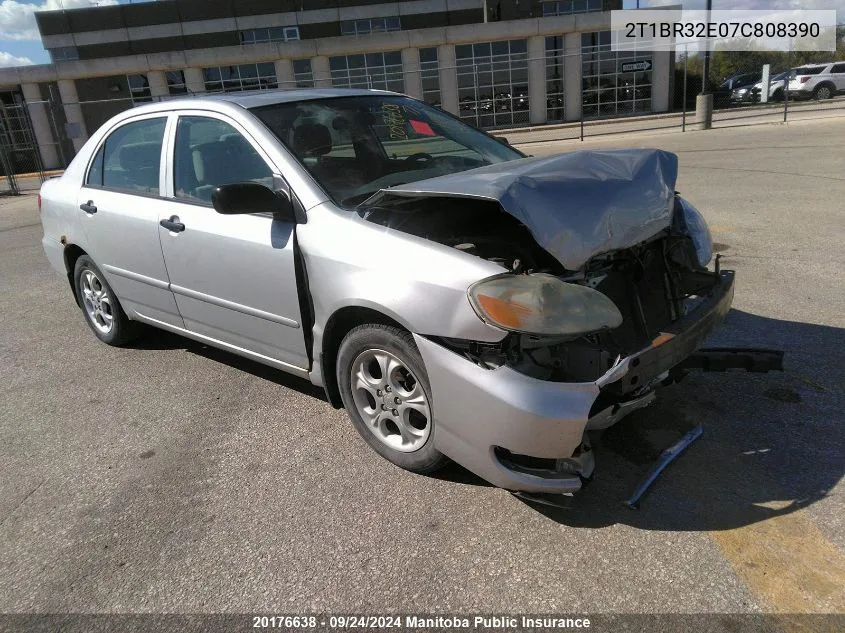 2007 Toyota Corolla Ce Special Edition VIN: 2T1BR32E07C808390 Lot: 20176638