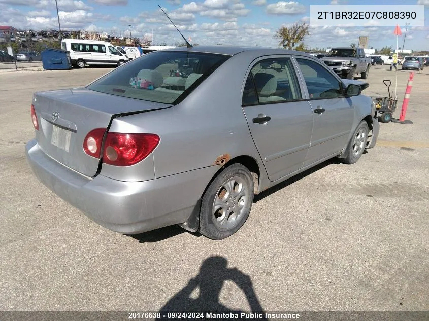 2007 Toyota Corolla Ce Special Edition VIN: 2T1BR32E07C808390 Lot: 20176638