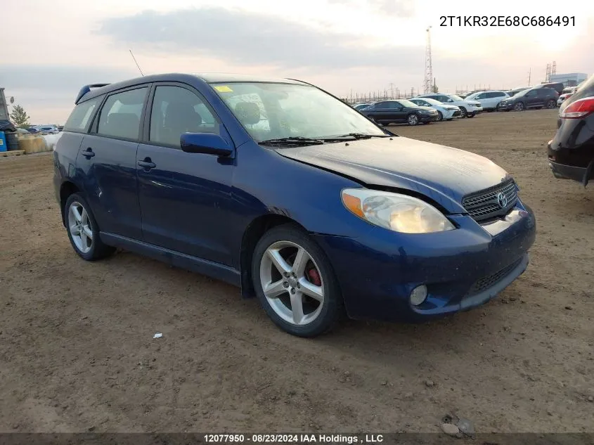 2T1KR32E68C686491 2008 Toyota Corolla Matrix Xr