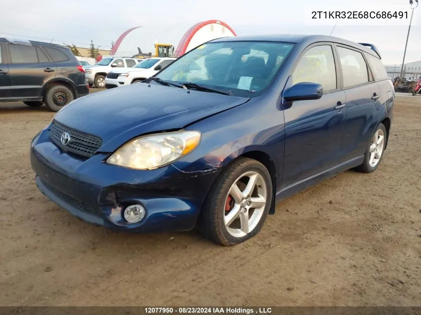 2T1KR32E68C686491 2008 Toyota Corolla Matrix Xr