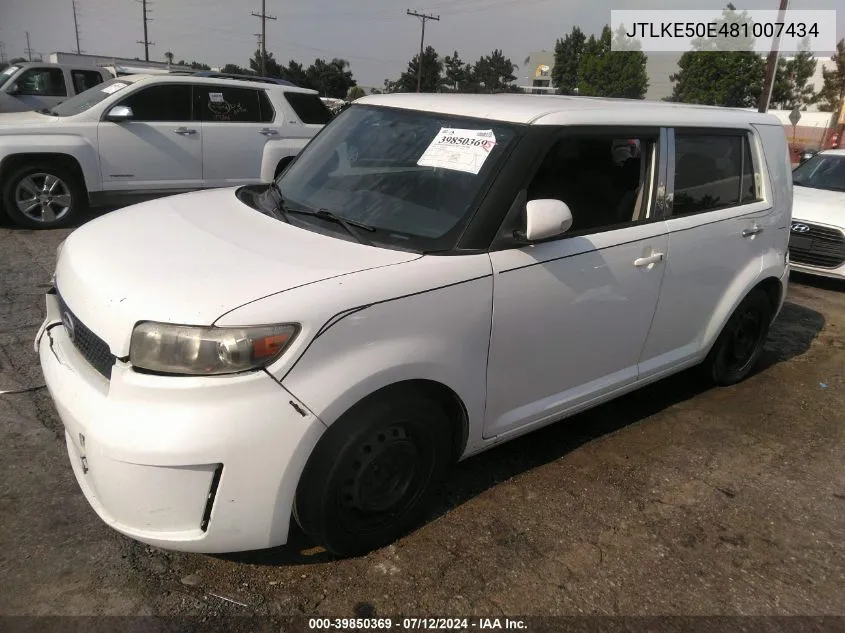 2008 Scion Xb VIN: JTLKE50E481007434 Lot: 39850369