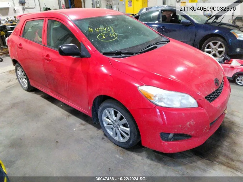 2009 Toyota Corolla Matrix VIN: 2T1KU40E09C032370 Lot: 30047438