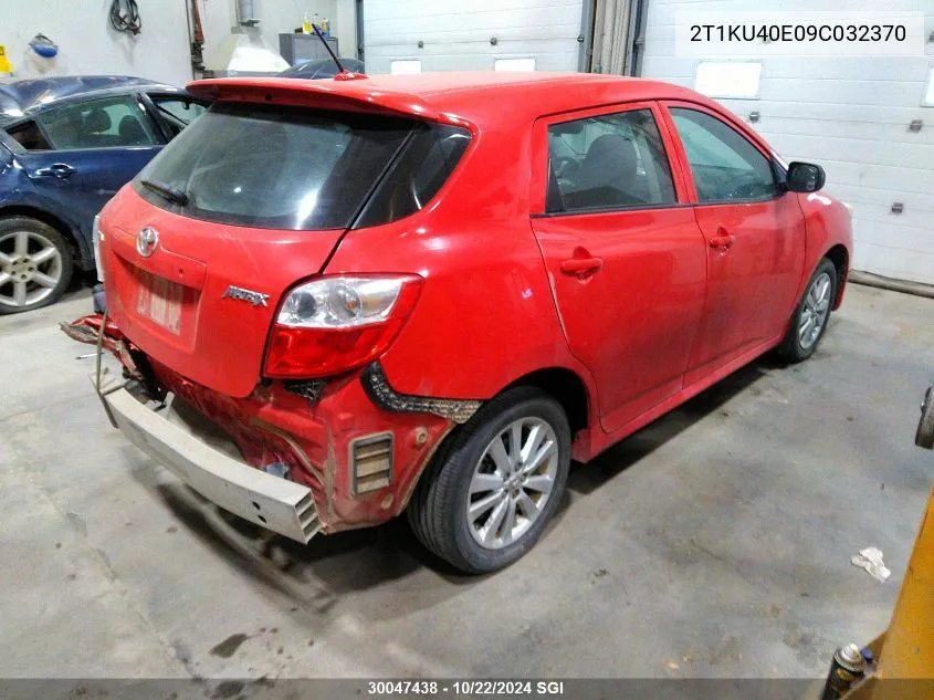 2009 Toyota Corolla Matrix VIN: 2T1KU40E09C032370 Lot: 30047438