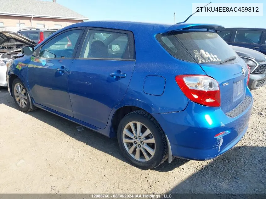 2010 Toyota Corolla Matrix VIN: 2T1KU4EE8AC459812 Lot: 12085760