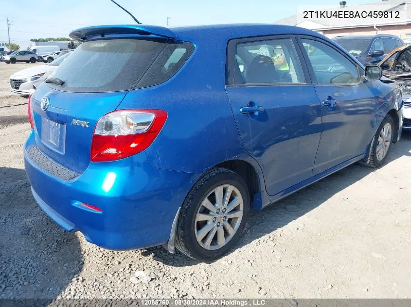 2010 Toyota Corolla Matrix VIN: 2T1KU4EE8AC459812 Lot: 12085760