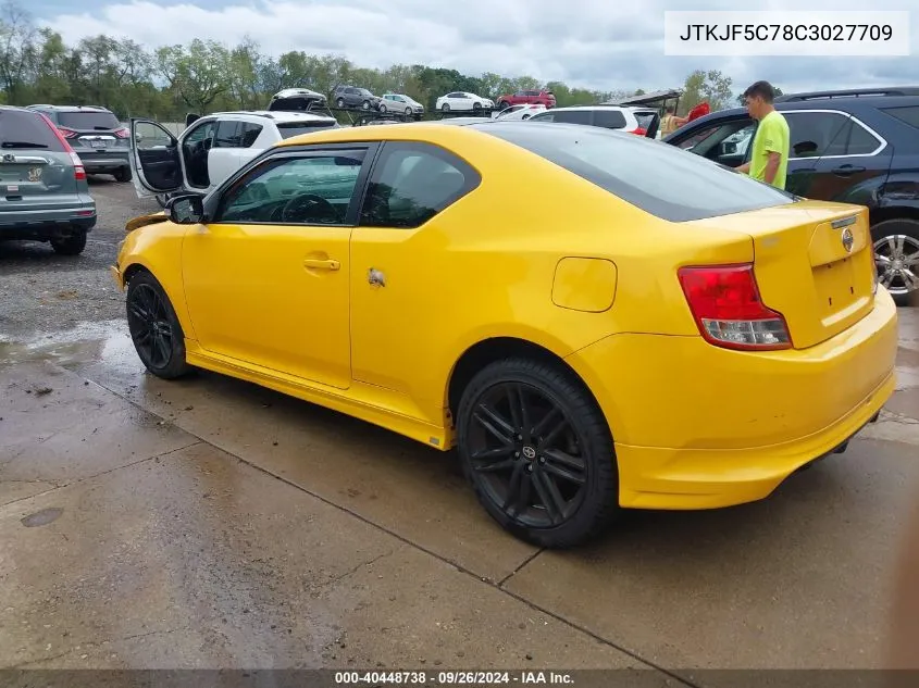 2012 Toyota Scion Tc VIN: JTKJF5C78C3027709 Lot: 40448738