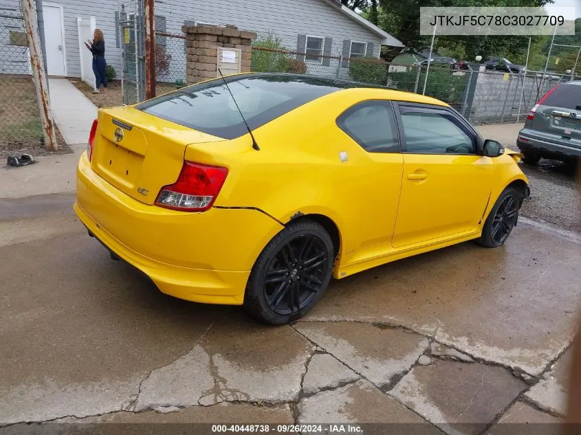 JTKJF5C78C3027709 2012 Toyota Scion Tc