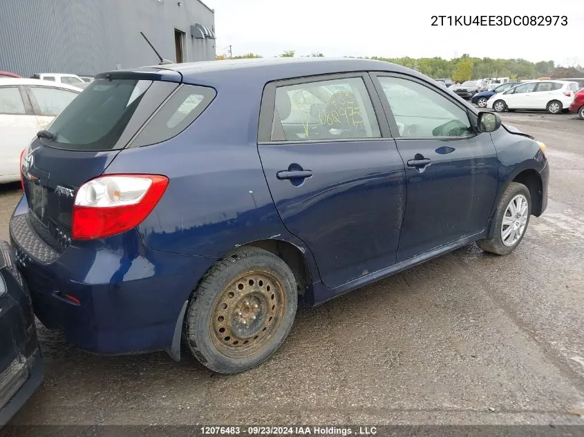 2013 Toyota Corolla Matrix VIN: 2T1KU4EE3DC082973 Lot: 12076483