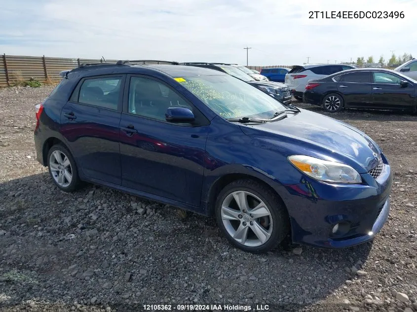 2T1LE4EE6DC023496 2013 Toyota Corolla Matrix S